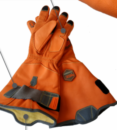 Hiekkapuhaltajan käsineet - Gloves for abrasive blasting
